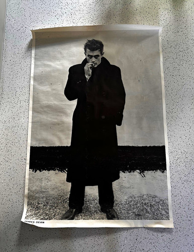 James dean large vintage - james, black