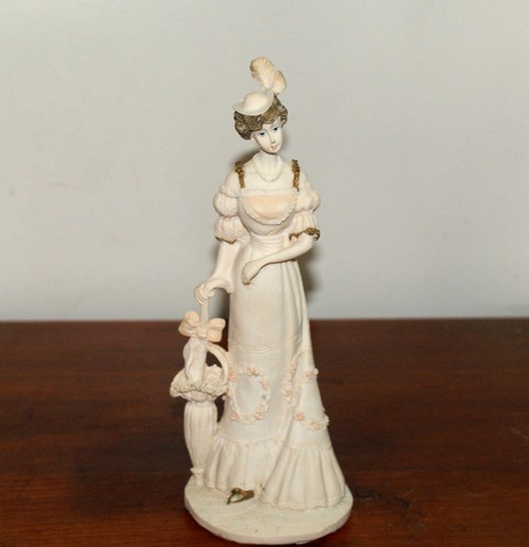 Vintage victorian lady resin - vintage,