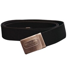 Regatta Professional Mens Premium Workwear Belt With StretchOne Size Black  RG15