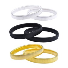 Long Sleeve Shirt Holder (3 Pairs) Anti-Slip Metal Garter Armbands | Keeps Cuffs