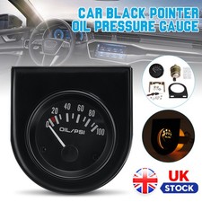 Universal 2'' 52mm 12V 0-100PSI Digital LED Oil Pressure Gauge Sensor Meter Set