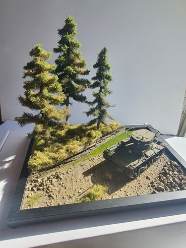 Diorama base completed - base,