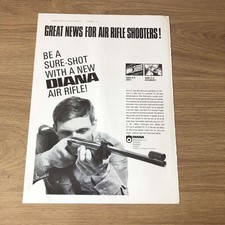 GUNS68 MAGAZINE ADVERT 12X9 THE NEW DIANA AIR RIFLE G34 & G36