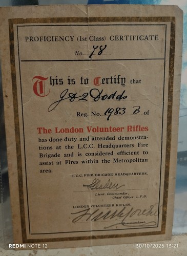 Orig london volunteer rifles - orig,