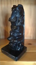 Small Black Replica Totem Pole by Boma