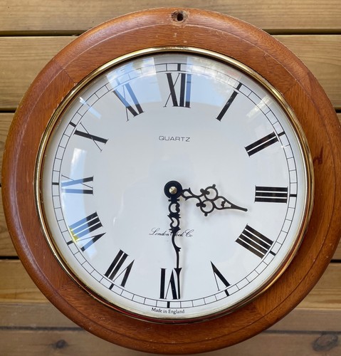 Vintage porthole london clock - vintage,