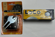 Champ Scorpion 6mm Thread Golf Shoe Spikes AND wrench + 3 New Dunlop Loco Balls