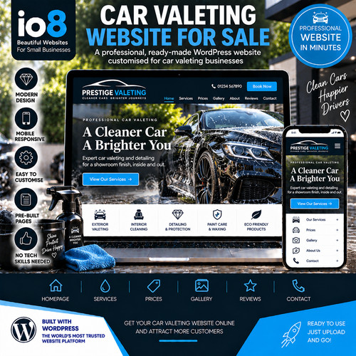 Car valeting website - valeting, –