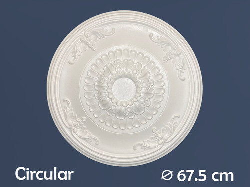 Ceiling rose polystyrene 1st - polystyrene,