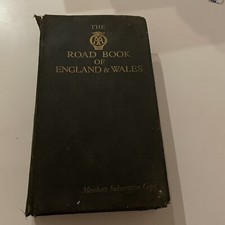 The AA Road Book Of England And Wales Members Subscription Copy Vintage HB