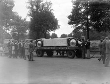 Golden Arrow LSR car, London Jubilee cavalcade Motor Show 1946 Old Photo