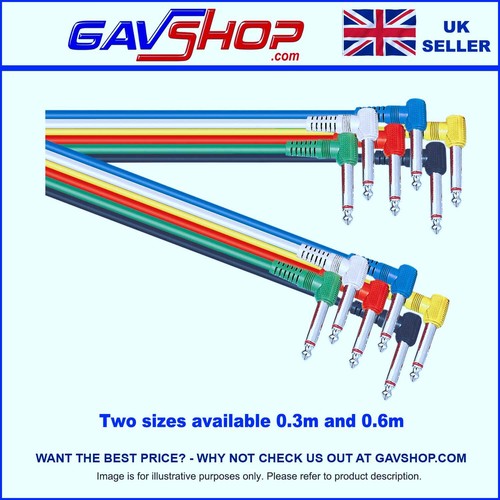 Six coloured 35mm jack plug - coloured,