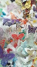 Crafts - 65 X  Die Cut   Assorted Butterflies/Embellishments  (1) Freepost
