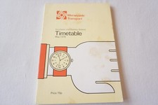 1979 Merseyside Bus Railway Wirral Timetable Southport Merseyside Liverpool 