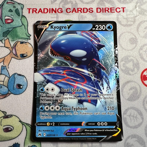 Kyogre 037 159 holo double - v,