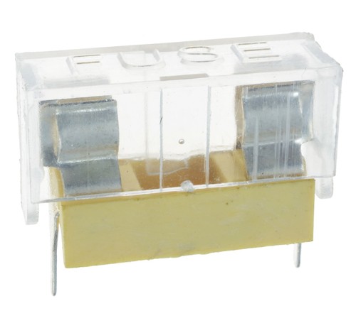 Clear 5x20mm pcb fuse - x,