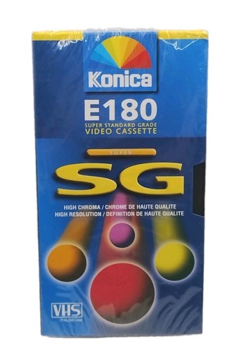 Konica e180 super vhs - super, sg