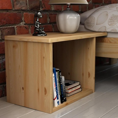 Wooden bedside unit b6 - wooden,