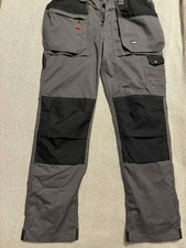 Scruffs Grey Work Trousers W32 Regular With Holster Pockets