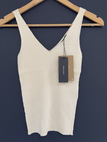 Vero moda rib tank - moda, cream