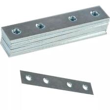 10 x Steel Mending Plates Repair Brackets Braces Joist Flat Straight 96mm