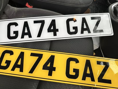 Gaz number plate gary garry - gary,