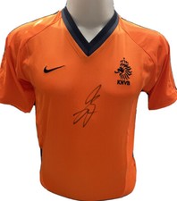 Signed Edwin Van Der Sar Holland Netherlands Home Shirt Manchester United Ajax