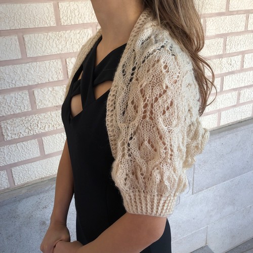Bridal knit shrug lace - bridal,