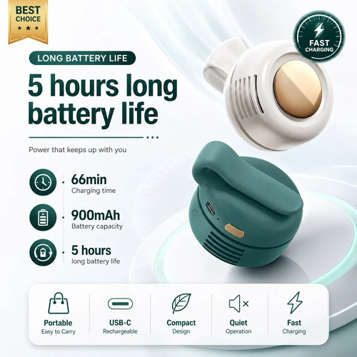 Portable silent mini bladeless - silent,