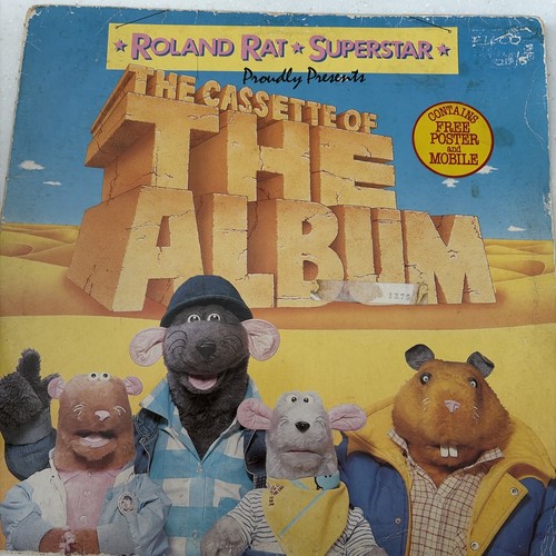 Roland rat superstar vinyl - roland, lp