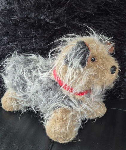 Vintage brown black shaggy - vintage,
