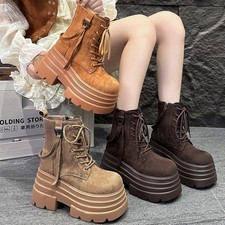Thick Sole Ankle Boots Women