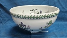 Portmeirion Botanic Gardens  Mixing Bowl - White  Rose - Rim diameter  10 inches