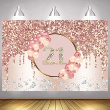 21st Backdrop Girls 21 Years