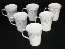 Duchess Tranquility - Set of Six Bone China Mugs - Superb.