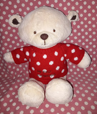 LIMITED TIME MOTHERCARE MY FIRST 1ST CHRISTMAS TEDDY BEAR BBAY SOFT TOY