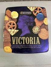 Vintage McVities Victoria Biscuit Tin Empty Tin From 1993 (Free P+P)