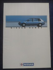 Nissan Sunny Brochure 5.1988