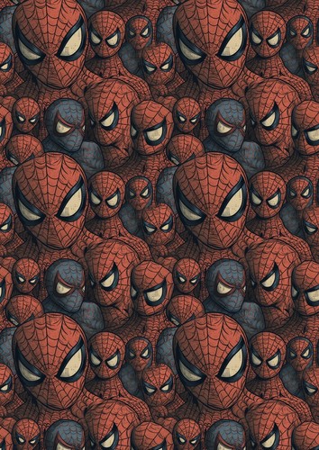 Spiderman birthday gift wrap - gift,