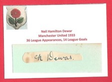 NEIL DEWAR MANCHESTER UTD FC