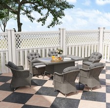 6 Seater Garden Dining Table