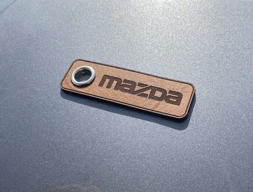 Mazda leather keyring - keyring,