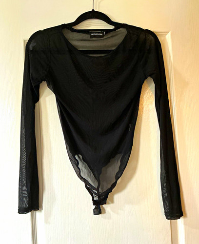 Prettylittlething black sheer - prettylittlething,