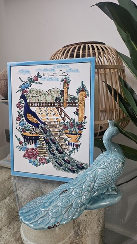 Handmade tunisian ceramic tile - handmade,