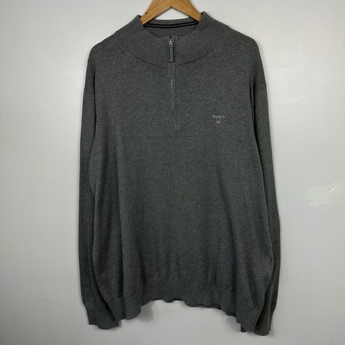 Gant quarter zip knit jumper - gant,