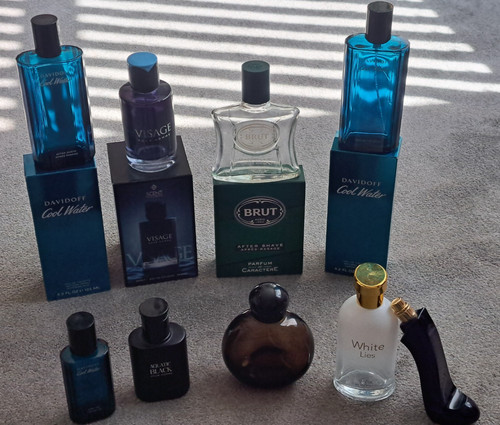 Lot assorted empty perfume - assorted,