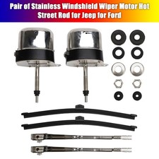 Pair of Stainless Windshield