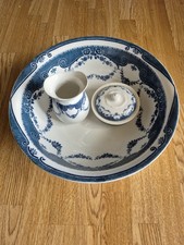 Victorian Antique Wash Basin Set Ceramic Basin