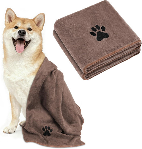Pcs large microfiber dog - large,