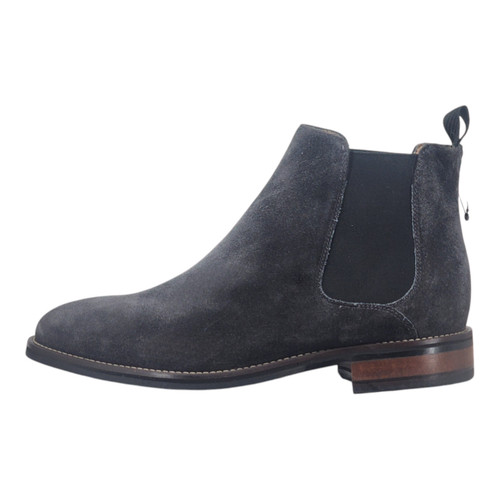Mens suede leather pull on - suede, pull-on